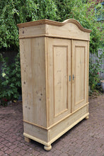 ❤️ Quality! Big Old Antique Pine Double Knock Down Wardrobe - Wax/ be Painted ❤️
