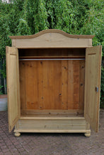 ❤️ Quality! Big Old Antique Pine Double Knock Down Wardrobe - Wax/ be Painted ❤️