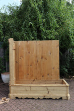🩷 Big Old Georgian Antique Pine Double Knock Down Wardrobe - Wax/ be Painted  🩷