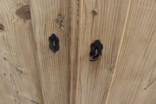🩷 Big Old Georgian Antique Pine Double Knock Down Wardrobe - Wax/ be Painted  🩷