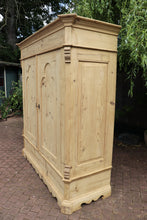 🩷 Big Old Georgian Antique Pine Double Knock Down Wardrobe - Wax/ be Painted  🩷