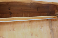 🩷 Big Old Georgian Antique Pine Double Knock Down Wardrobe - Wax/ be Painted  🩷