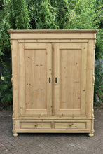 ❤️ Large Old Antique Victorian Pine Double Knock Down/ Sectional Wardrobe ❤️
