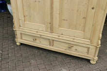 ❤️ Large Old Antique Victorian Pine Double Knock Down/ Sectional Wardrobe ❤️