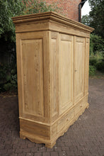 💖 Huge! Wide - 2m! Low! Quality! Old Antique Georgian Pine Knock Down Wardrobe 💖