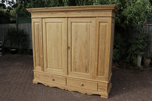 💖 Huge! Wide - 2m! Low! Quality! Old Antique Georgian Pine Knock Down Wardrobe 💖