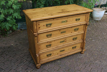 😍 Large Quality Old Antique Victorian Pine Chest of 4 Drawers/ Sideboard 😍