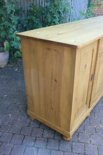 😍 Big! Old 2m Antique Pine Dresser Base/ Sideboard/ TV Stand/ Kitchen 😍
