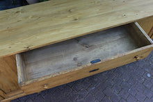 😍 Big! Old 2m Antique Pine Dresser Base/ Sideboard/ TV Stand/ Kitchen 😍
