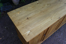 😍 Big! Old 2m Antique Pine Dresser Base/ Sideboard/ TV Stand/ Kitchen 😍