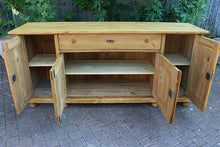 😍 Big! Old 2m Antique Pine Dresser Base/ Sideboard/ TV Stand/ Kitchen 😍