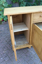 😍 Big! Old 2m Antique Pine Dresser Base/ Sideboard/ TV Stand/ Kitchen 😍