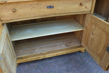 😍 Big! Old 2m Antique Pine Dresser Base/ Sideboard/ TV Stand/ Kitchen 😍