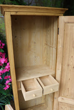 ❤️ Fab! Old Antique Pine 1 Door Cupboard-Linen/ Larder/ Home Office/ Bathroom ❤️