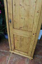 💕 Superb! Old Antique Pine 1 Door Cupboard-Linen/Larder/Home Office/Bathroom 💕