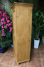 💕 Superb! Old Antique Pine 1 Door Cupboard-Linen/Larder/Home Office/Bathroom 💕