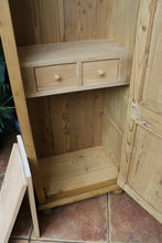 💕 Superb! Old Antique Pine 1 Door Cupboard-Linen/Larder/Home Office/Bathroom 💕