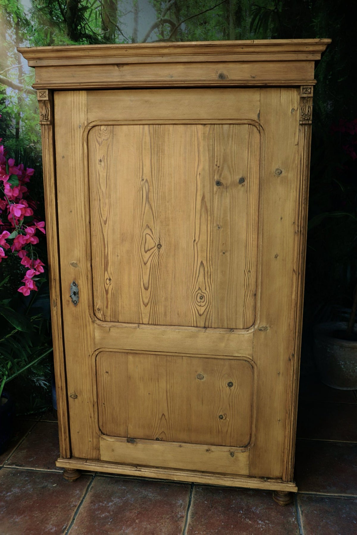 😍 Fantastic! Old Antique Pine Cupboard/ Wardrobe-Linen/ Larder/ Food/ Office 😍