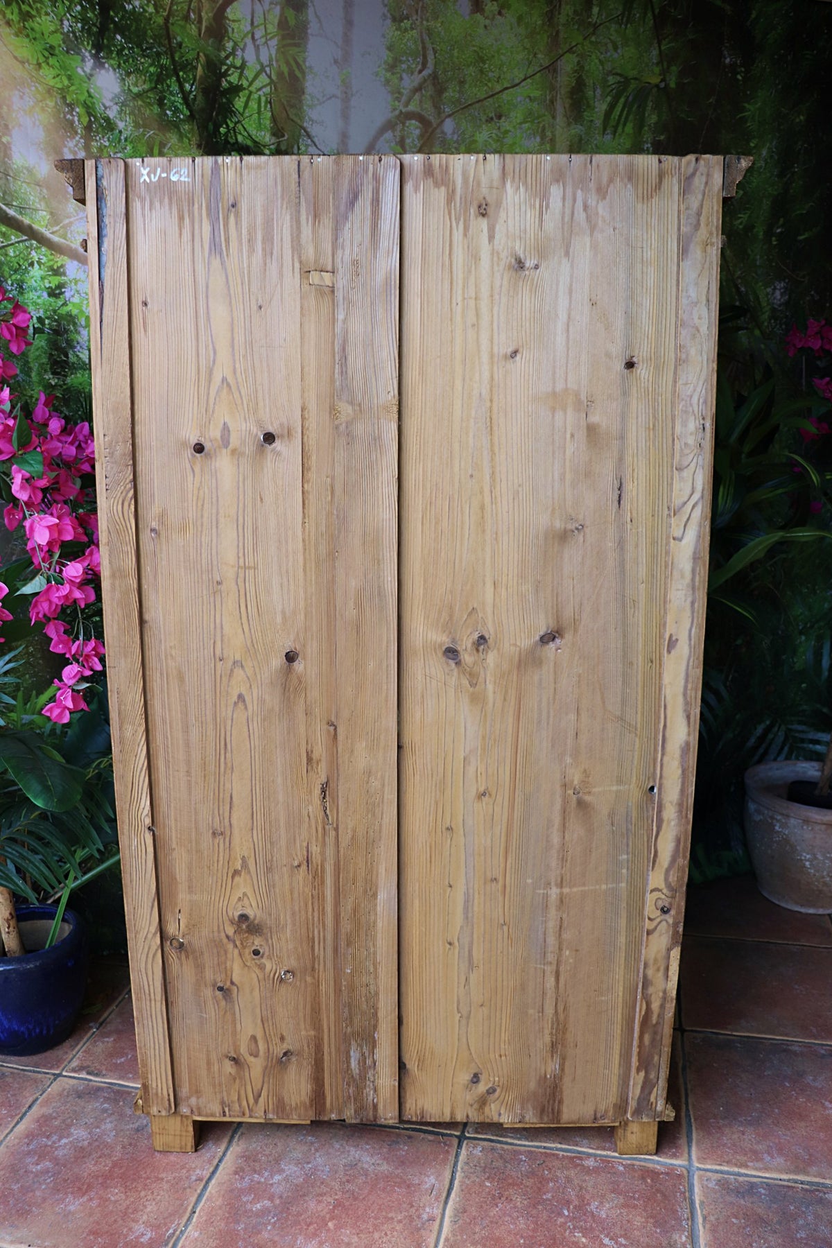 😍 Fantastic! Old Antique Pine Cupboard/ Wardrobe-Linen/ Larder/ Food/ Office 😍