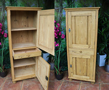 🩷 Superb! Old Pine 2 Door Cupboard-Linen/ Larder/ Home Office/ Bathroom 🩷