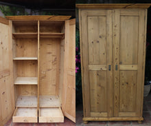 ❤️ Superb! Old Pine Wardrobe - Boot Room/ Hall/ Housekeepers Cupboard  ❤️