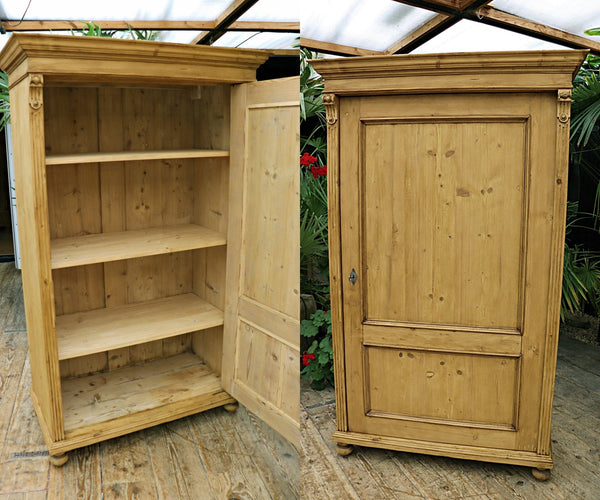 ❤️ Gorgeous Old Pine 'Housekeepers' Cupboard-Linen/ Larder/ Food/ Wardrobe ❤️