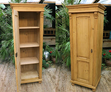 🤩 Fab! Old Pine Slim Cupboard-Linen/ Larder/ Housekeeping/ Wardrobe 🤩 - oldpineshop.co.uk