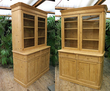 ❤️ Stunning! Old Pine Two Piece Adjustable Glazed Dresser ❤️ - oldpineshop.co.uk