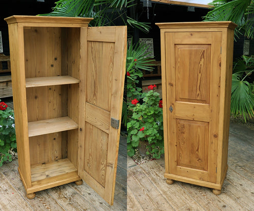 💖 Gorgeous! Old Pine Cupboard-Linen/ Larder/ Home Office/ Bathroom 💖