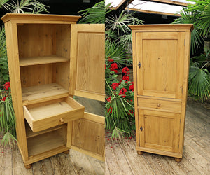 🥰 Lovely Old Pine 2 Door Cupboard-Linen/Larder/Home Office/Bathroom 🥰