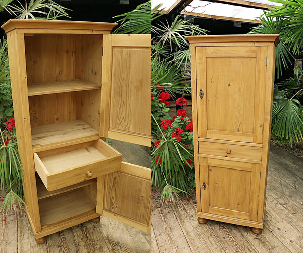 🥰 Lovely Old Pine 2 Door Cupboard-Linen/Larder/Home Office/Bathroom 🥰