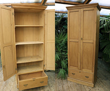 🤩 Super Tall! Old Antique Victorian Pine Shelved Cupboard/ Wardrobe 🤩 - oldpineshop.co.uk