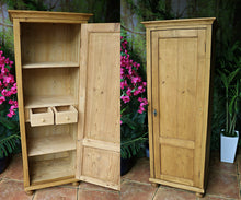 ❤️ Fab! Old Antique Pine 1 Door Cupboard-Linen/ Larder/ Home Office/ Bathroom ❤️