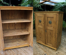 ❤️ WOW! Chunky Old Pine Cupboard/ Larder/ Linen/ Food/ Housekeepers 😍