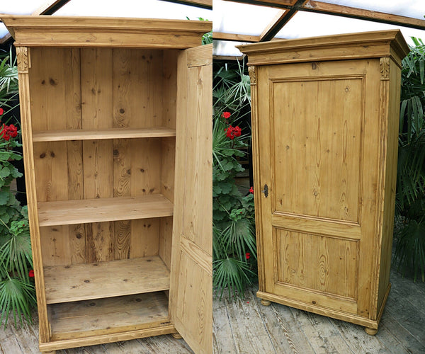 💕 Fantastic! Old Pine 'Housekeepers' Cupboard-Linen/ Larder/ Food/ Wardrobe 💕