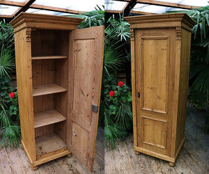 💖 Gorgeous! Old Pine Cupboard-Linen/ Larder/ Housekeeping/ Wardrobe 💖 - oldpineshop.co.uk