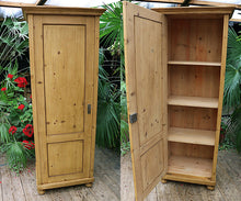 😍 Fantastic! Old Pine Tall Cupboard-Linen/ Larder/ Housekeeping/ Wardrobe 😍 - oldpineshop.co.uk