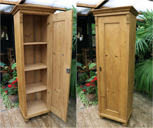 😍 Fantastic Old Pine Tall Slim Cabinet/Linen/Larder/Cupboard/Child's Wardrobe 😍 - oldpineshop.co.uk