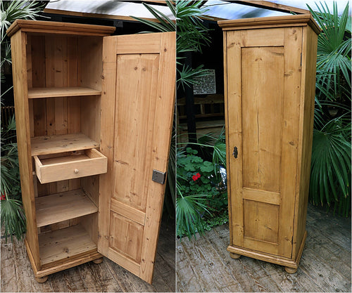 🤩 Fantastic! Old Pine Cupboard -Linen/ Larder/ Child's Wardrobe 🤩 - oldpineshop.co.uk
