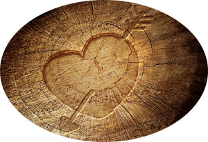 Heart logo - old pine furniture and antique pine furniture for sale.