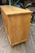 😍 BIG OLD 1.8m STRIPPED PINE BASE/ SIDEBOARD/ CUPBOARD/ TV STAND 😍 - oldpineshop.co.uk