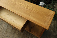 🤩 BIG OLD 2m STRIPPED PINE DRESSER BASE/ SIDEBOARD/ CUPBOARD/ TV STAND 🤩 - oldpineshop.co.uk