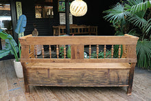 🥰 BEAUTIFUL OLD HAND WAXED PINE 'HUNGARIAN' STORAGE/ BOX BENCH 🥰 - oldpineshop.co.uk