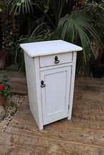 💕  LOVELY OLD PINE & PAINTED EARLY 20th CENTURY BEDSIDE CABINET 💕 - oldpineshop.co.uk